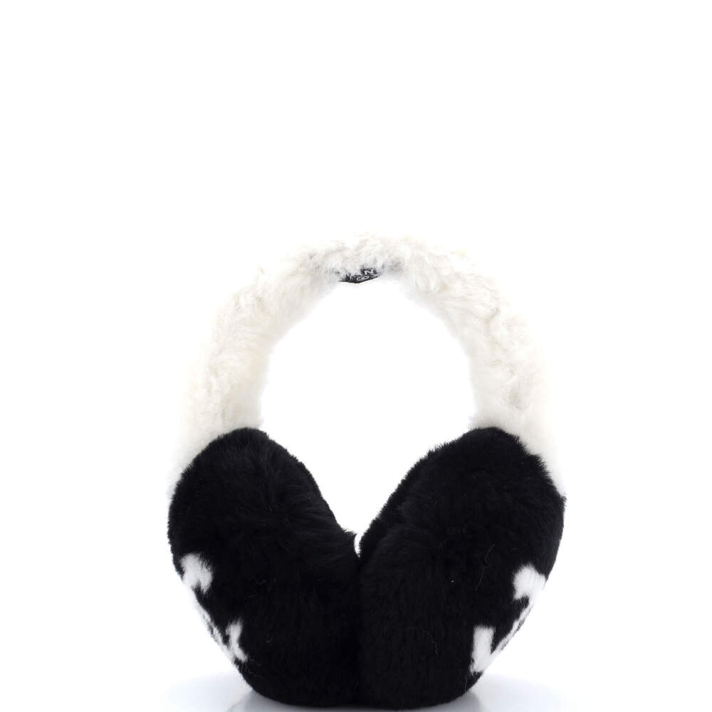 Chanel CC Earmuffs Shearling